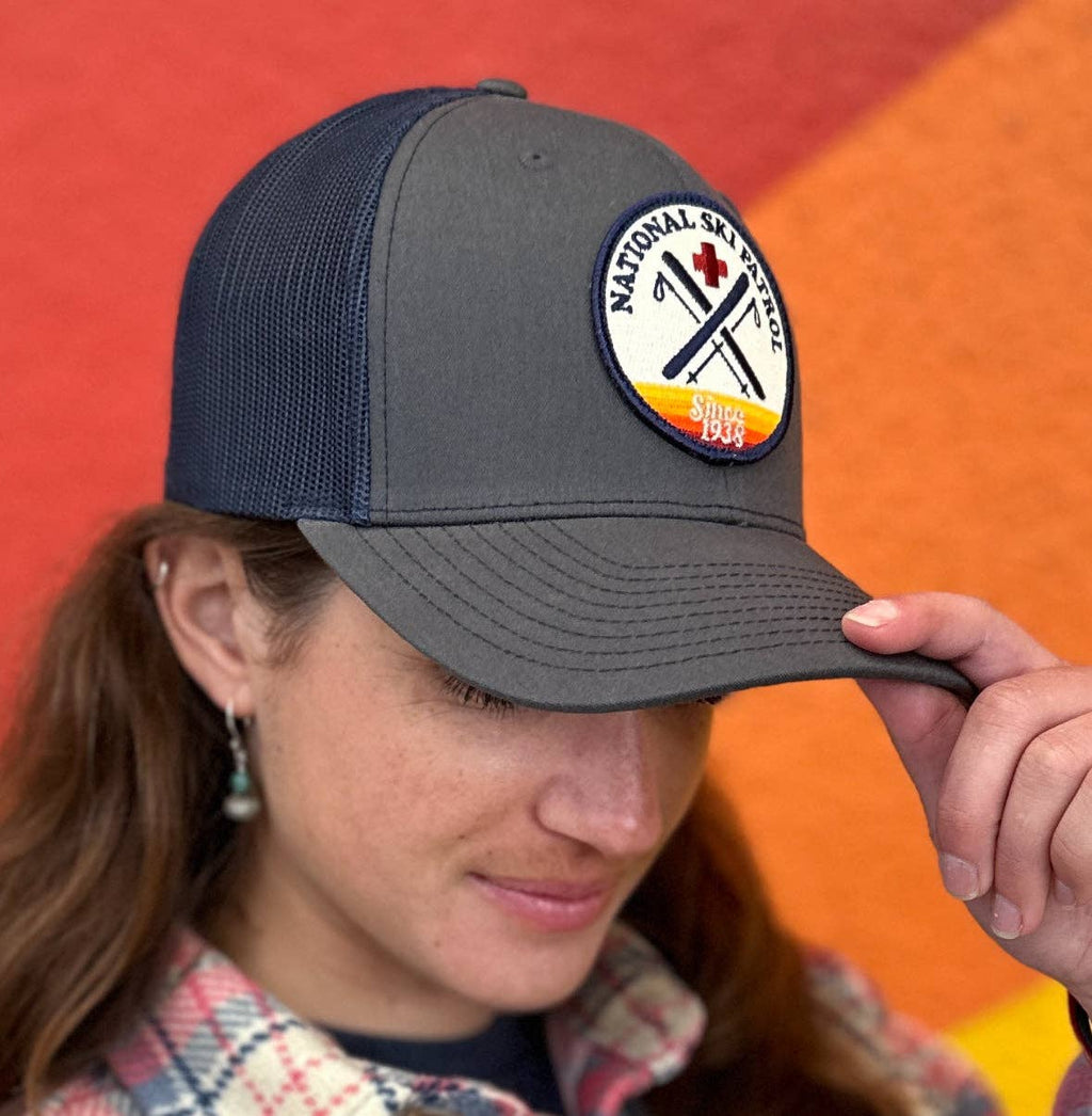 Trucker Hat - Monochromatic Grey - Black
