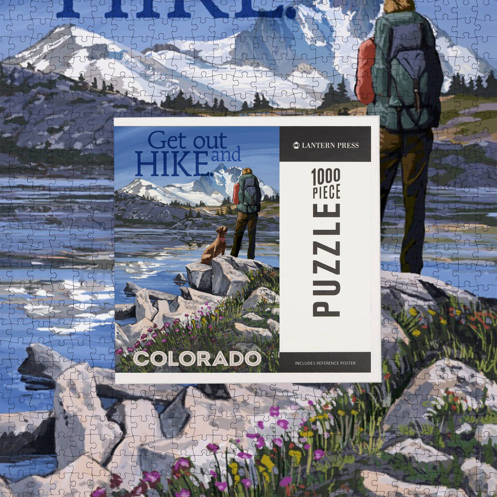 1000 PIECE PUZZLE Colorado, Get Out and Hike