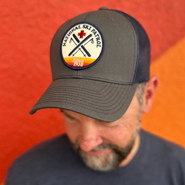 Trucker Hat - Monochromatic Grey - Black
