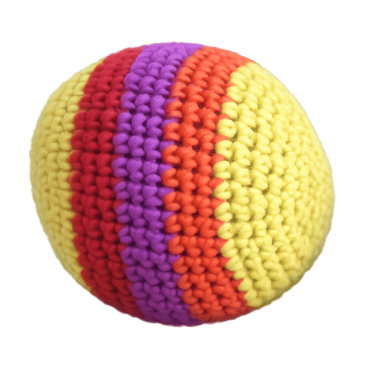 Novelty Brands Extreme Retro Hand-Knitted Kick Pouch Footbag