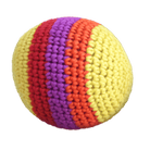 Novelty Brands Extreme Retro Hand-Knitted Kick Pouch Footbag