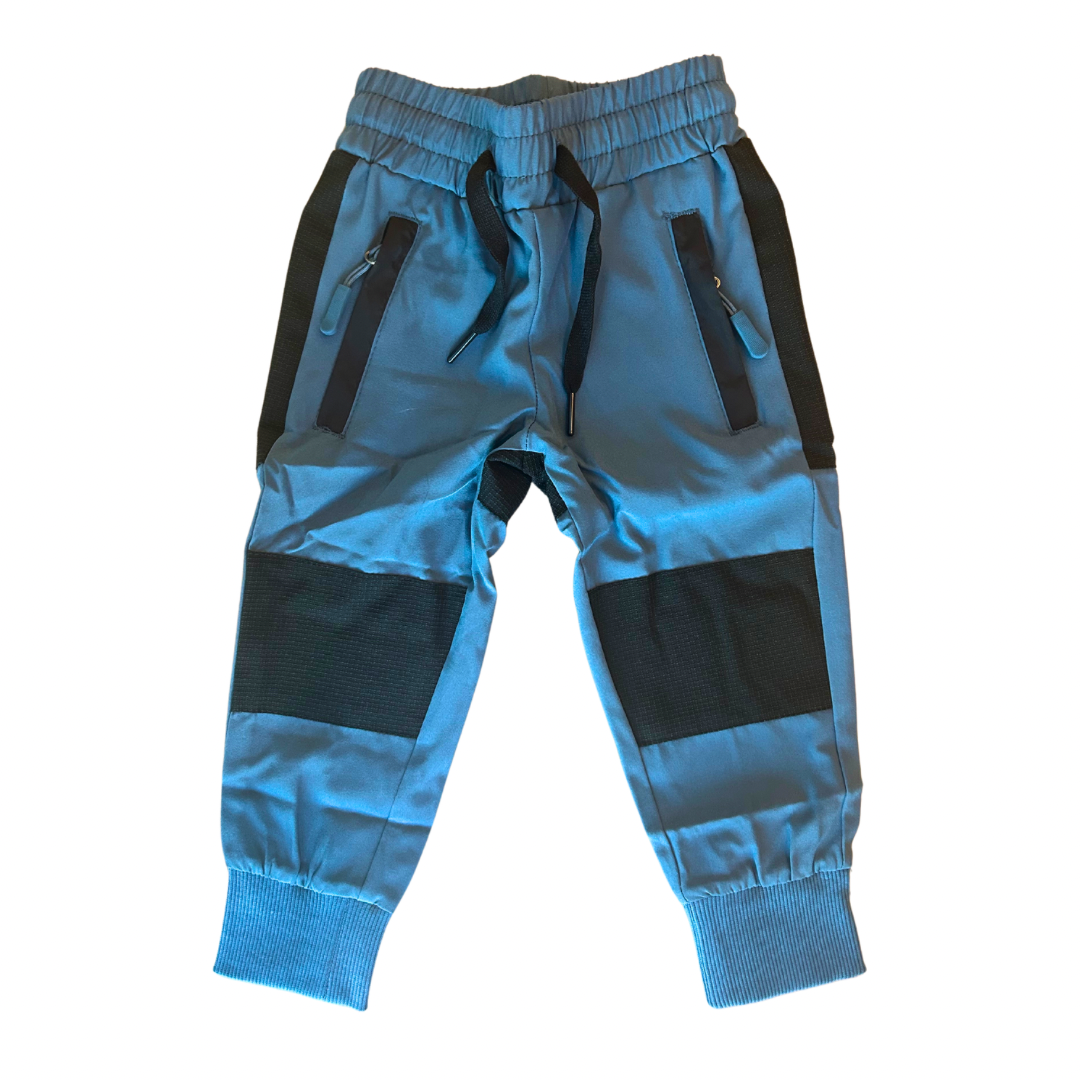 Kids hiking pants Blue Steel