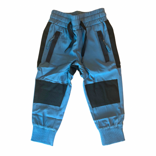 Kids hiking pants Blue Steel