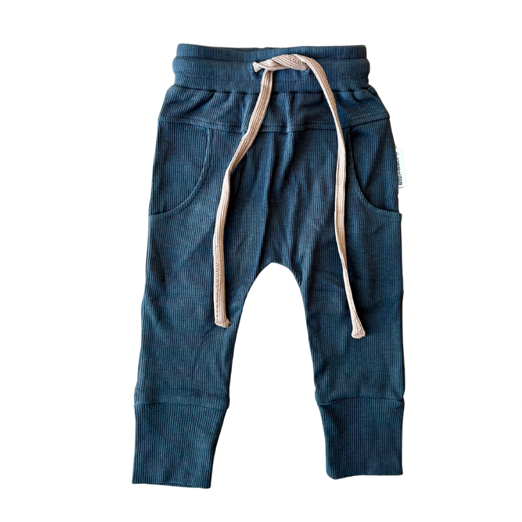 Ribbed bamboo joggers 5T