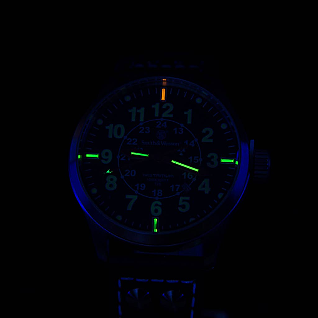 Smith & Wesson Mumbai Lamplighter Watch with Tritium