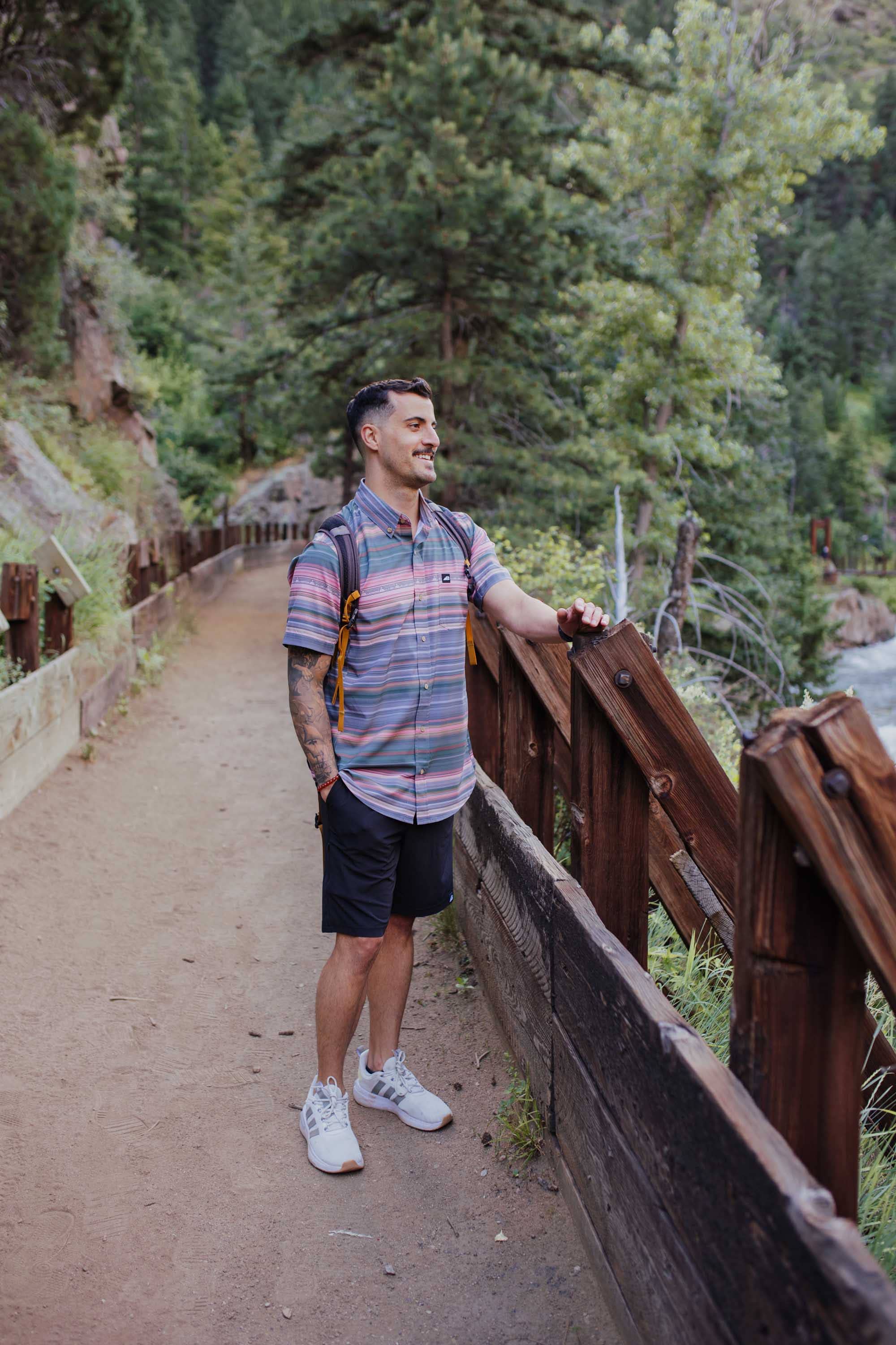 Vista Stretch Button Down