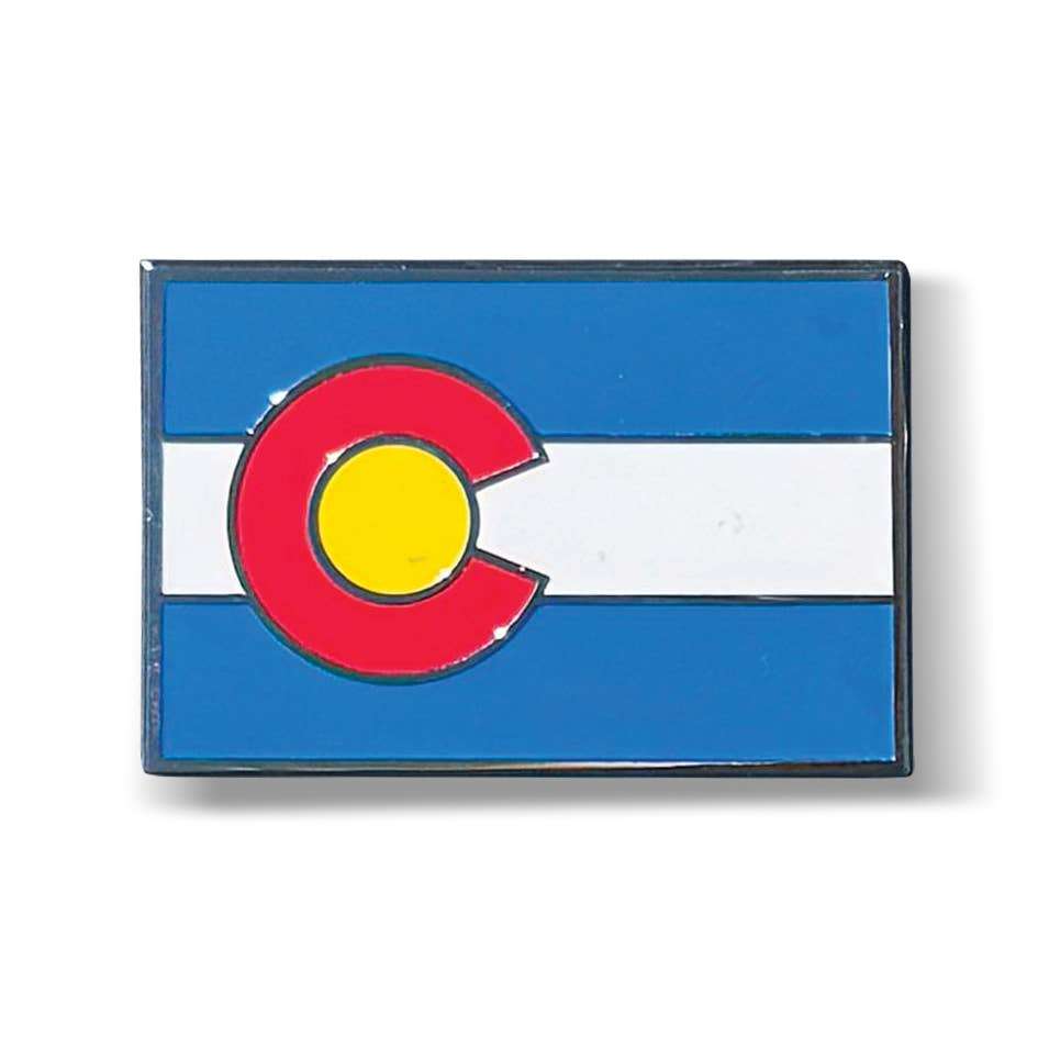 Colisco Colorado Lapel Pin Colorado Flag