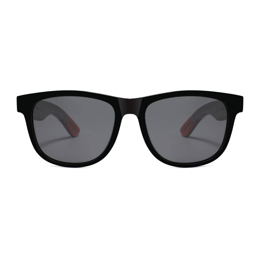 Hybrid Skatedeck Wanderer Sunglasses Ollie Black Temples