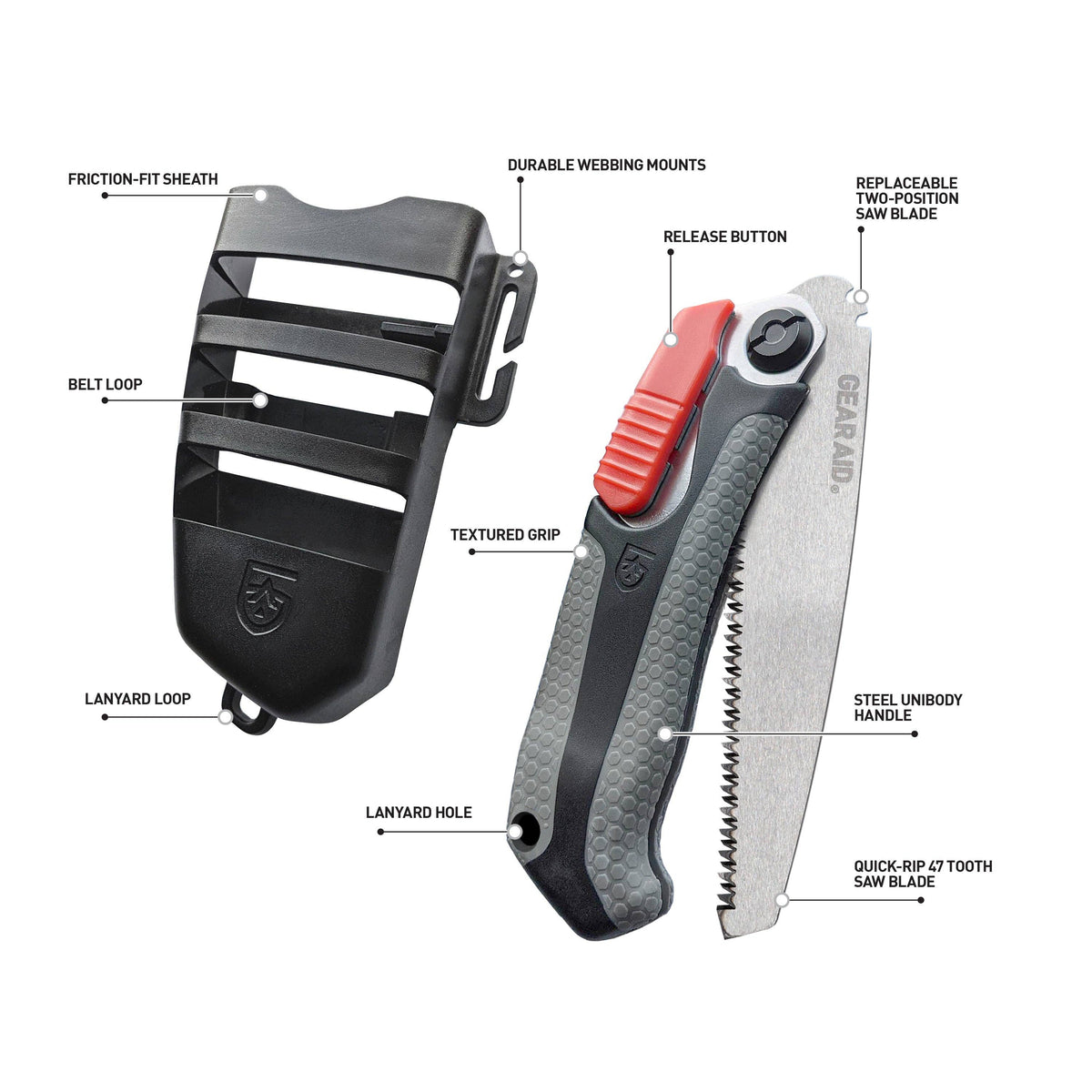 GEAR AID SKARA Camp Saw