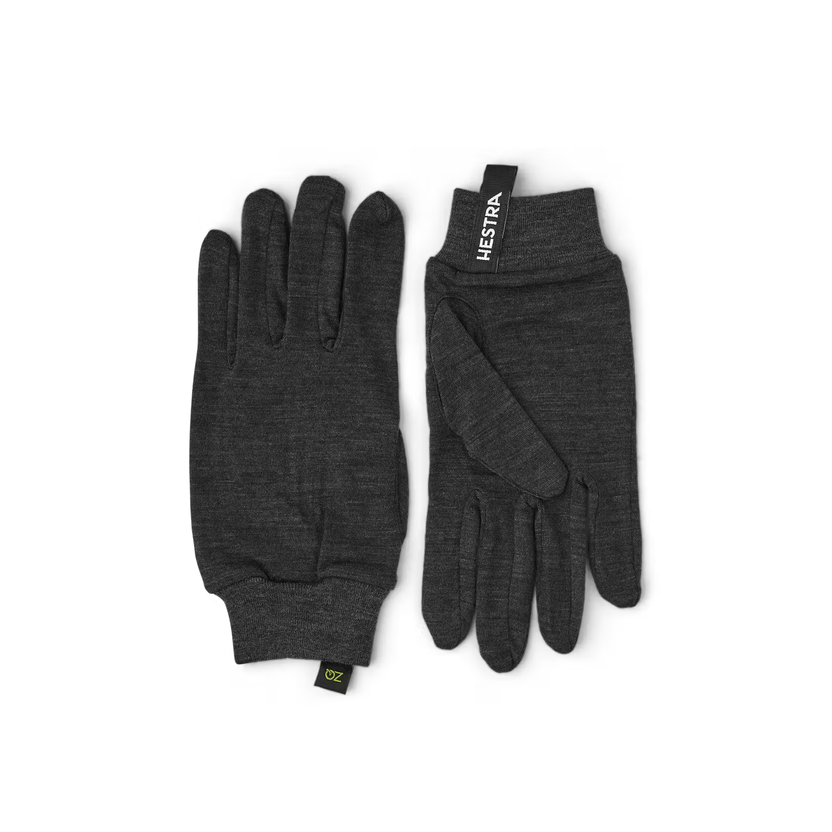 Hestra Merino Wool Liner Active Charcoal Charcoal Unisex