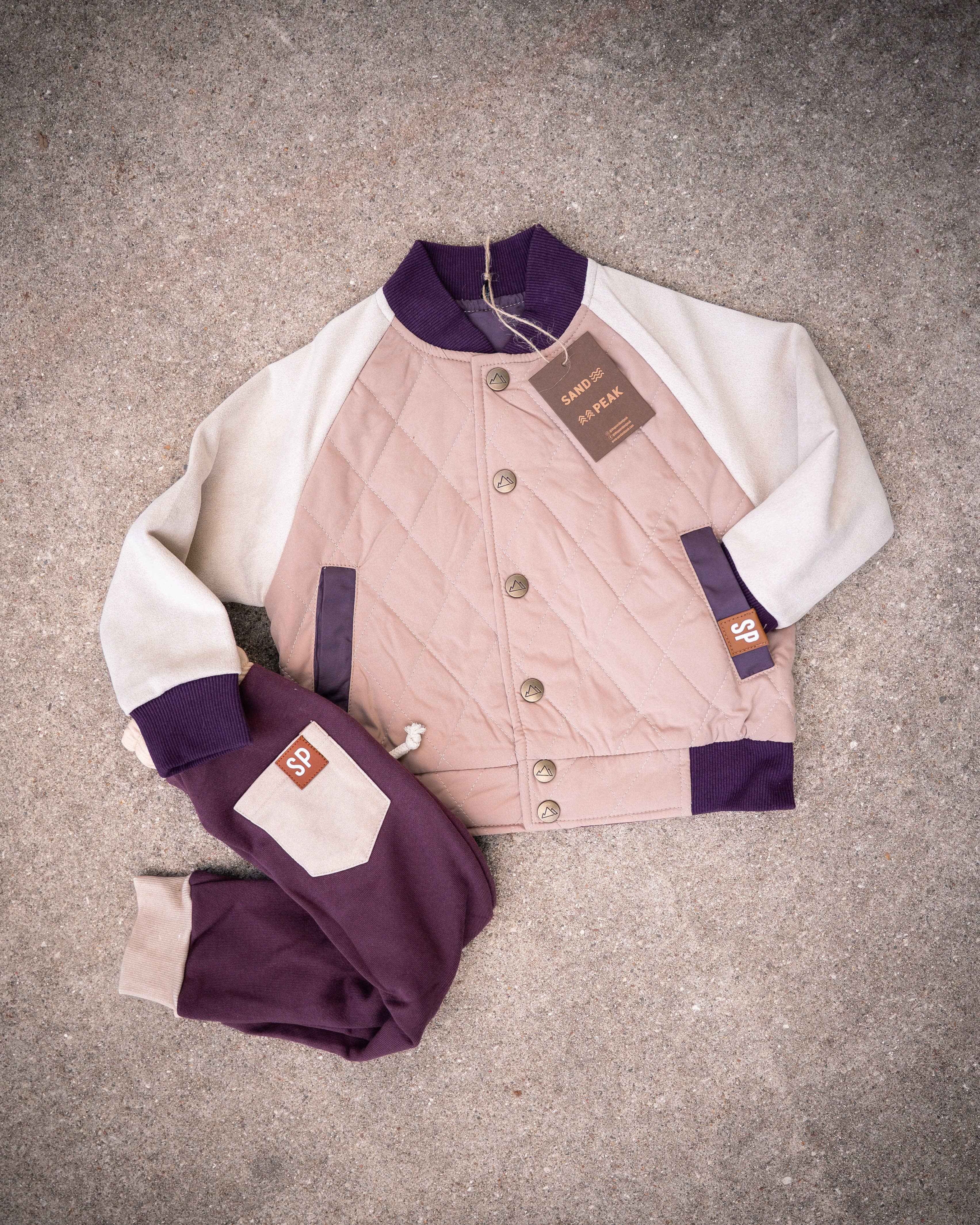 Sand and Peak Clay & Plum Bomber