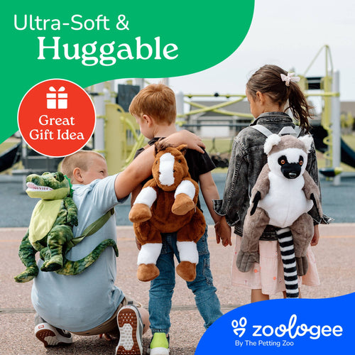 20" Plush Animal Backpack