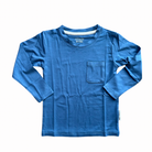 Bamboo Long Sleeve Wild Shirt Blue Steel