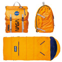 Mimish Sleep-N-Pack™ 2-in-1 Packable Sleeping Bag & Backpack Big Kid (7-12+ Yrs) NASA Official Logo & Patches