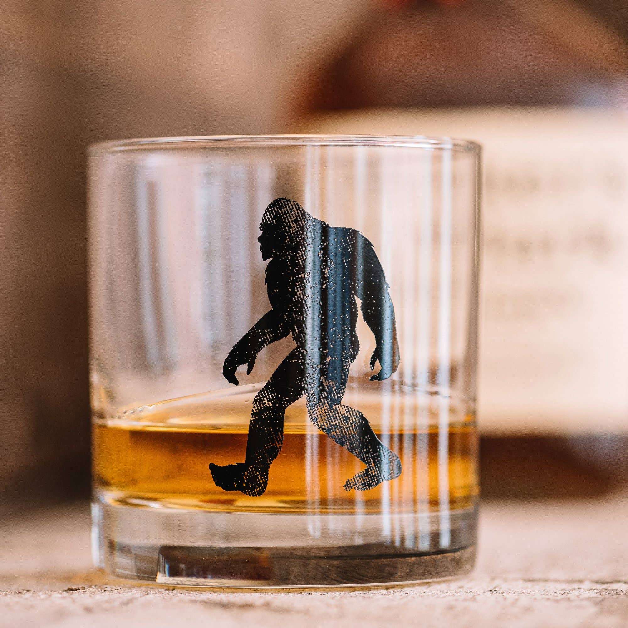 Black Lantern Whiskey Glass