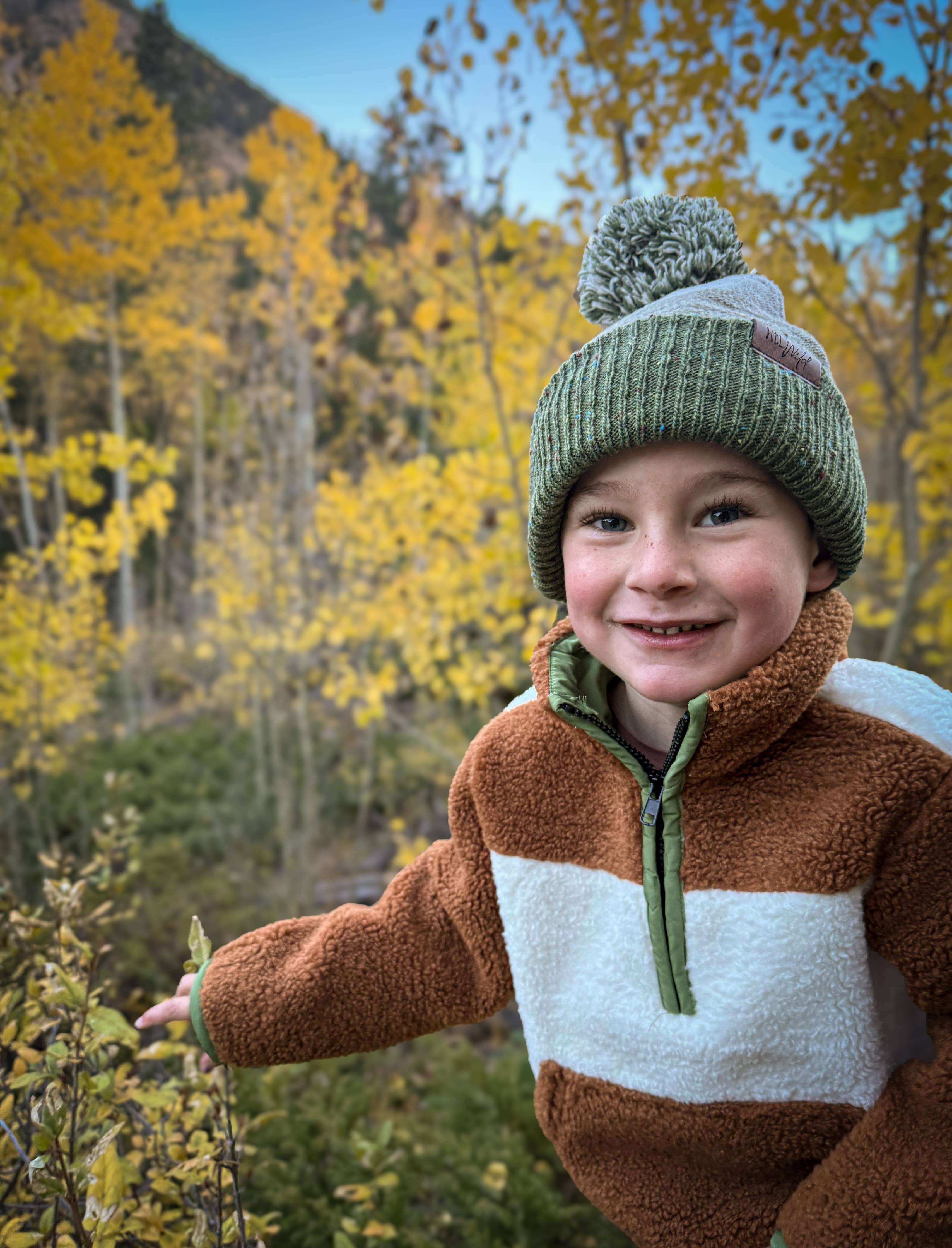 Keep the Littles Wild Puff beanie