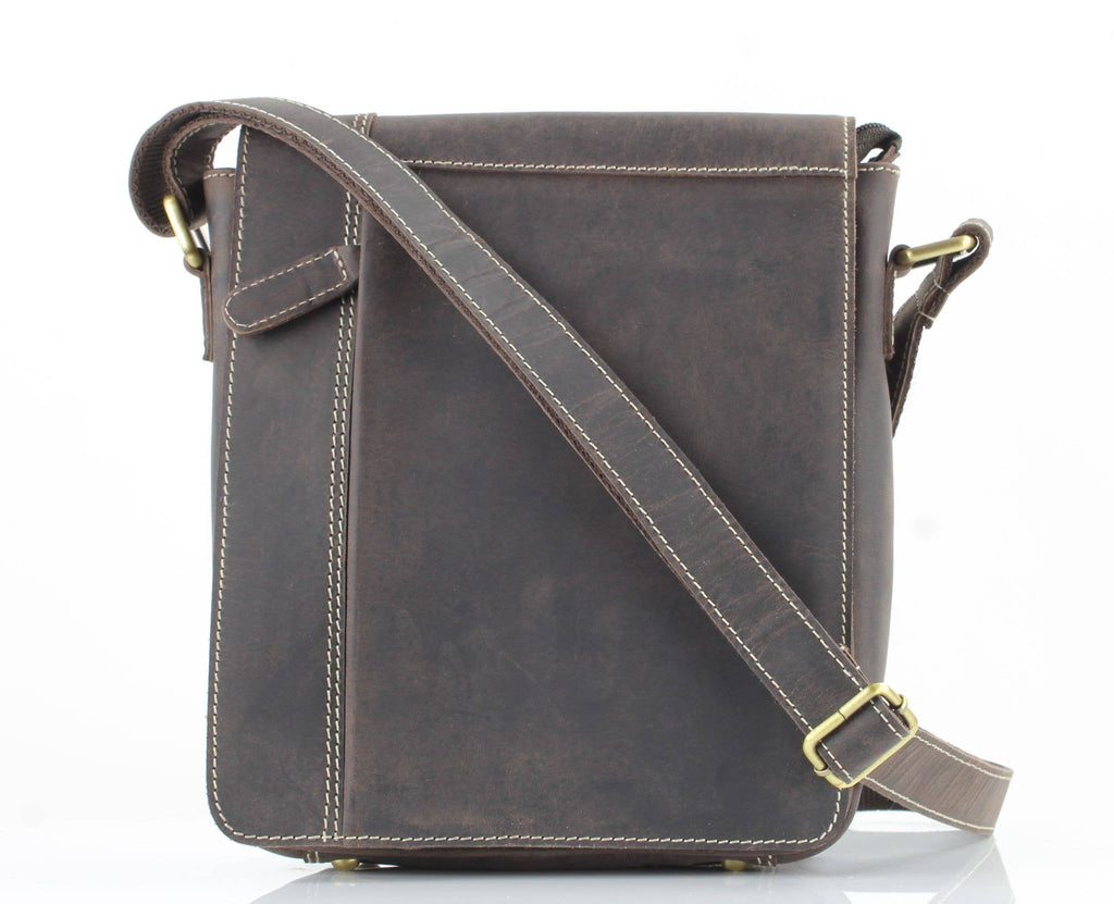 Hunter Leather Crossbody Front Zip Pocket