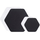 GEAR AID Tenacious Tape Hex Patches Black Clear - 2 Lrg, 2 Sm