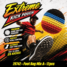 Novelty Brands Extreme Retro Hand-Knitted Kick Pouch Footbag