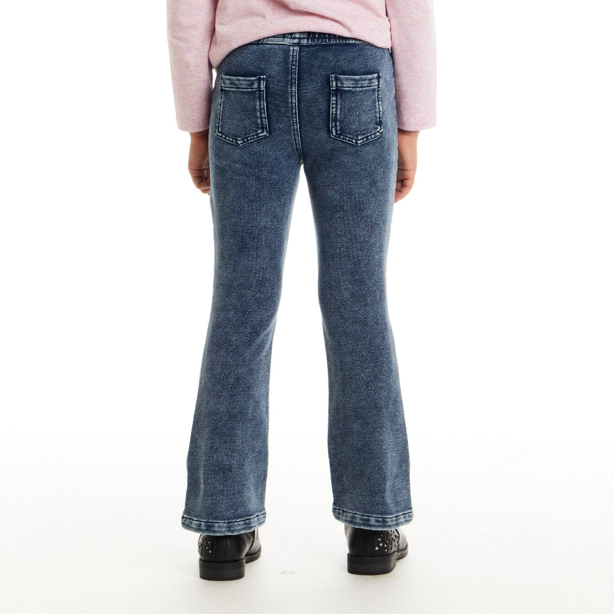 Andy & Evan Kids Knit Denim Pant | Mid Wash