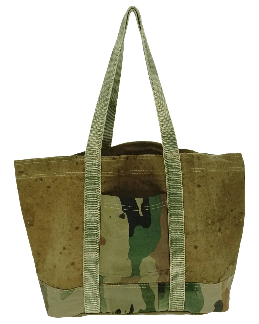 Large Recycled Tent Tote with Camouflage