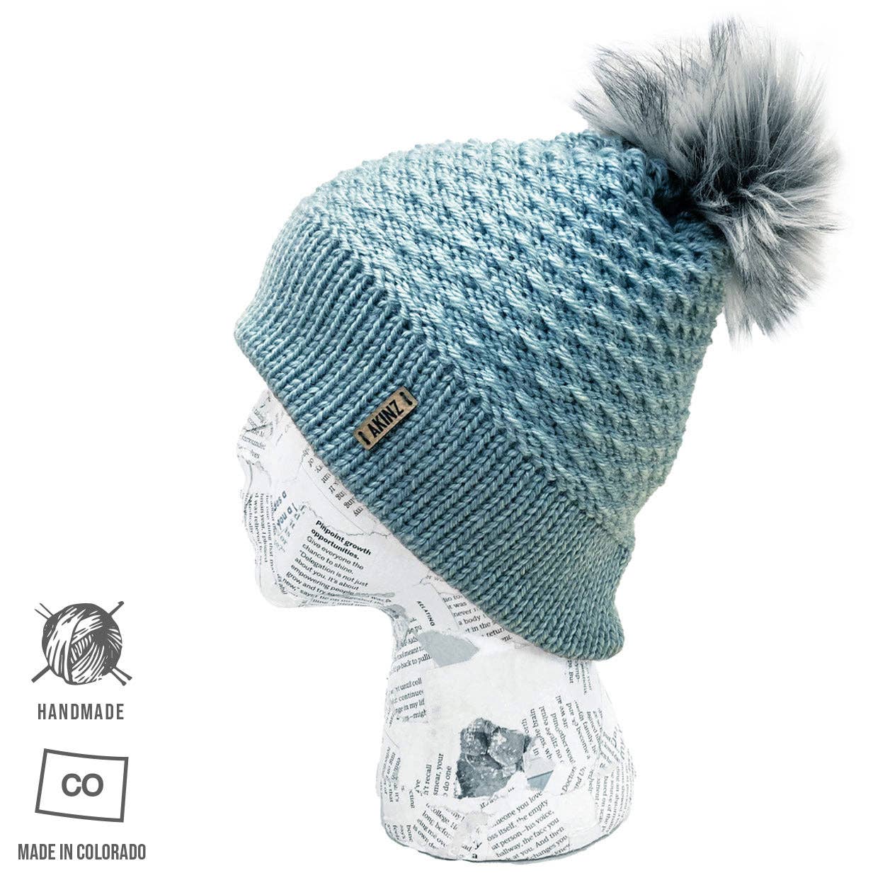 Foxy Beanie Frost Blue