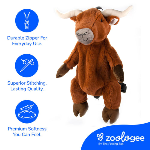 20" Plush Animal Backpack