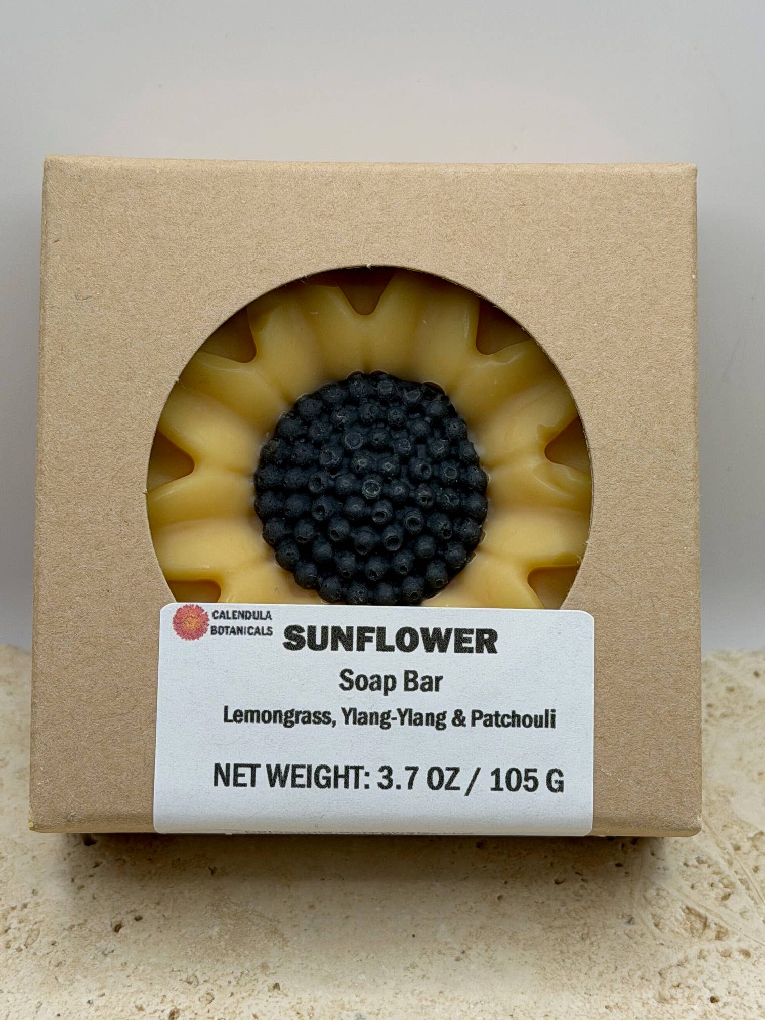 Sunflower Soap Bar with Cocoa Butter