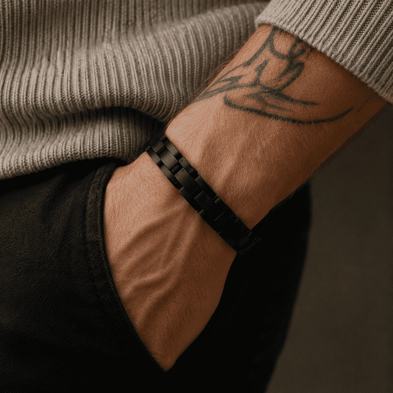 Nordic Wood Pin noir
