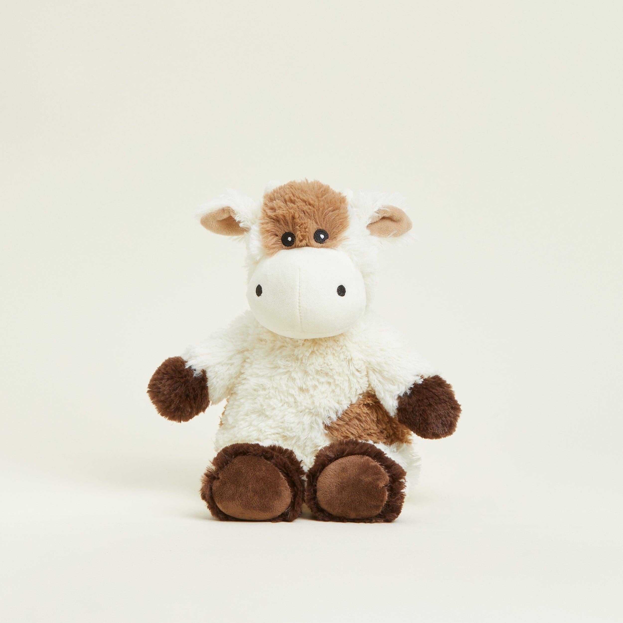 Warmies Plush Heated Stuffed Animals Brown Cow
