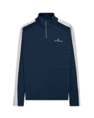 Men's 5Mila Quarter-Zip Faded Navy Stripe