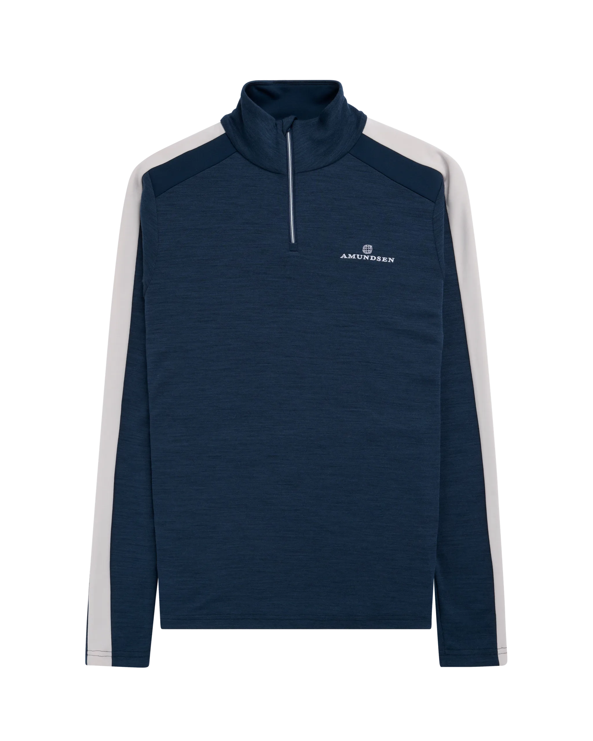 5Mila Quarter-Zip Faded Navy and White