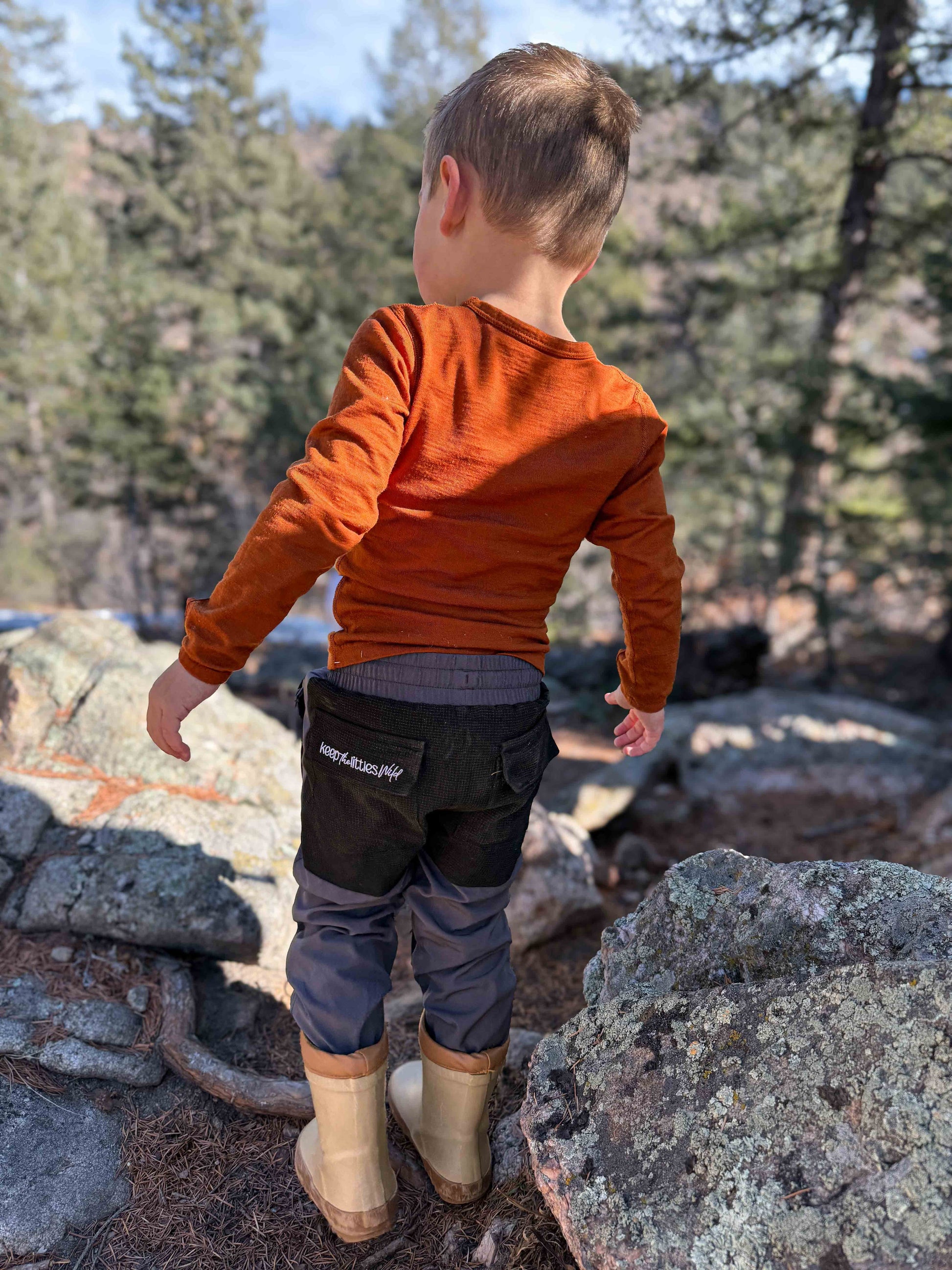 Kids hiking pants