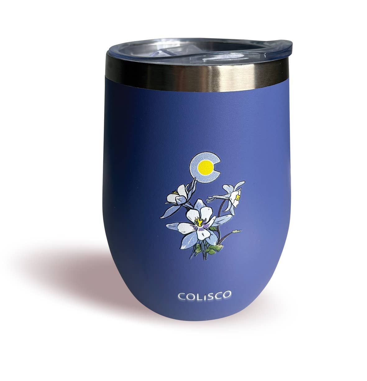 Colisco Colorado Insulated 10oz Wine Tumbler Colorado Columbine