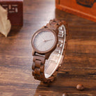 Joycoast Wood "Am. Walnut" | Wrist Watch - Rose Gold Accents