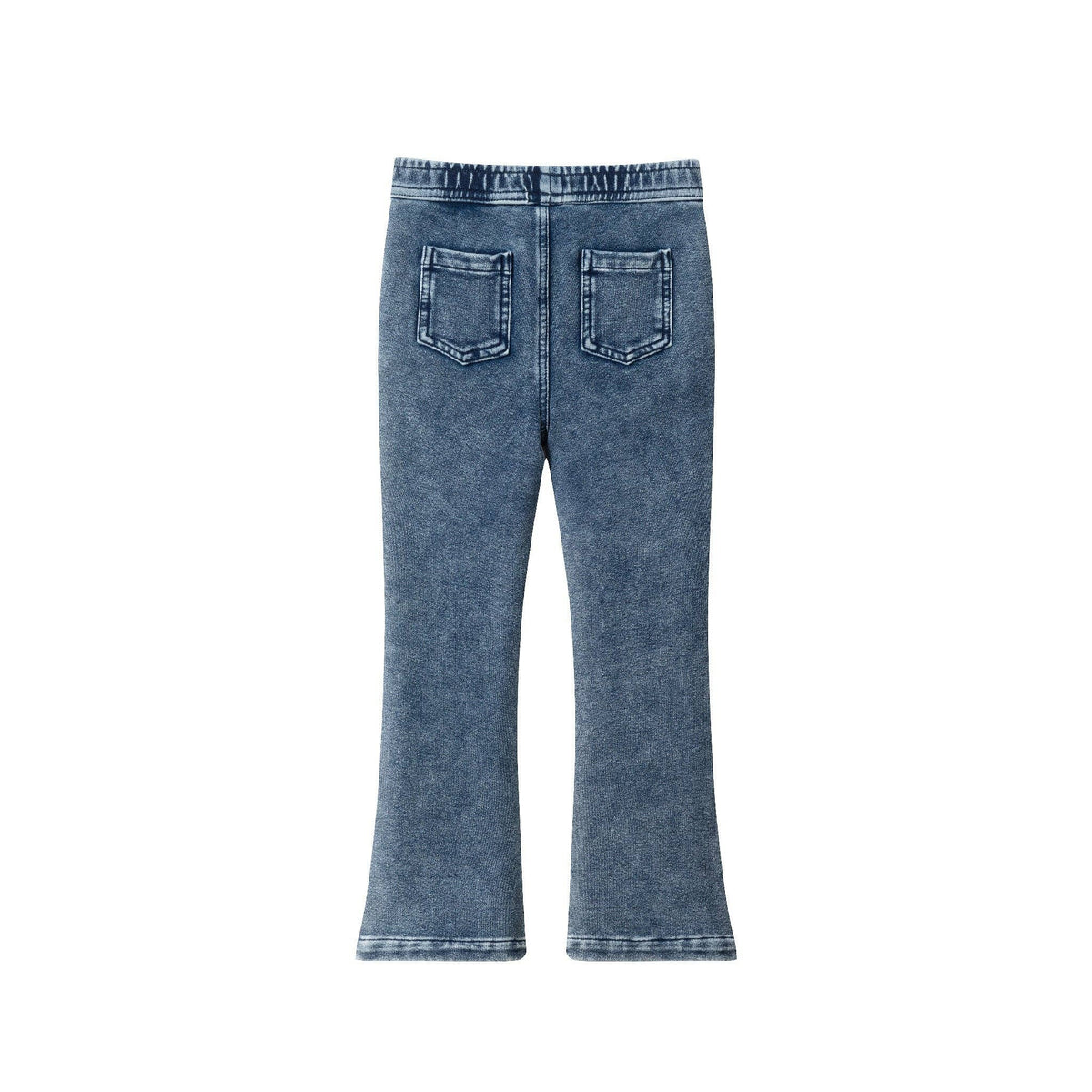Andy & Evan Kids Knit Denim Pant | Mid Wash