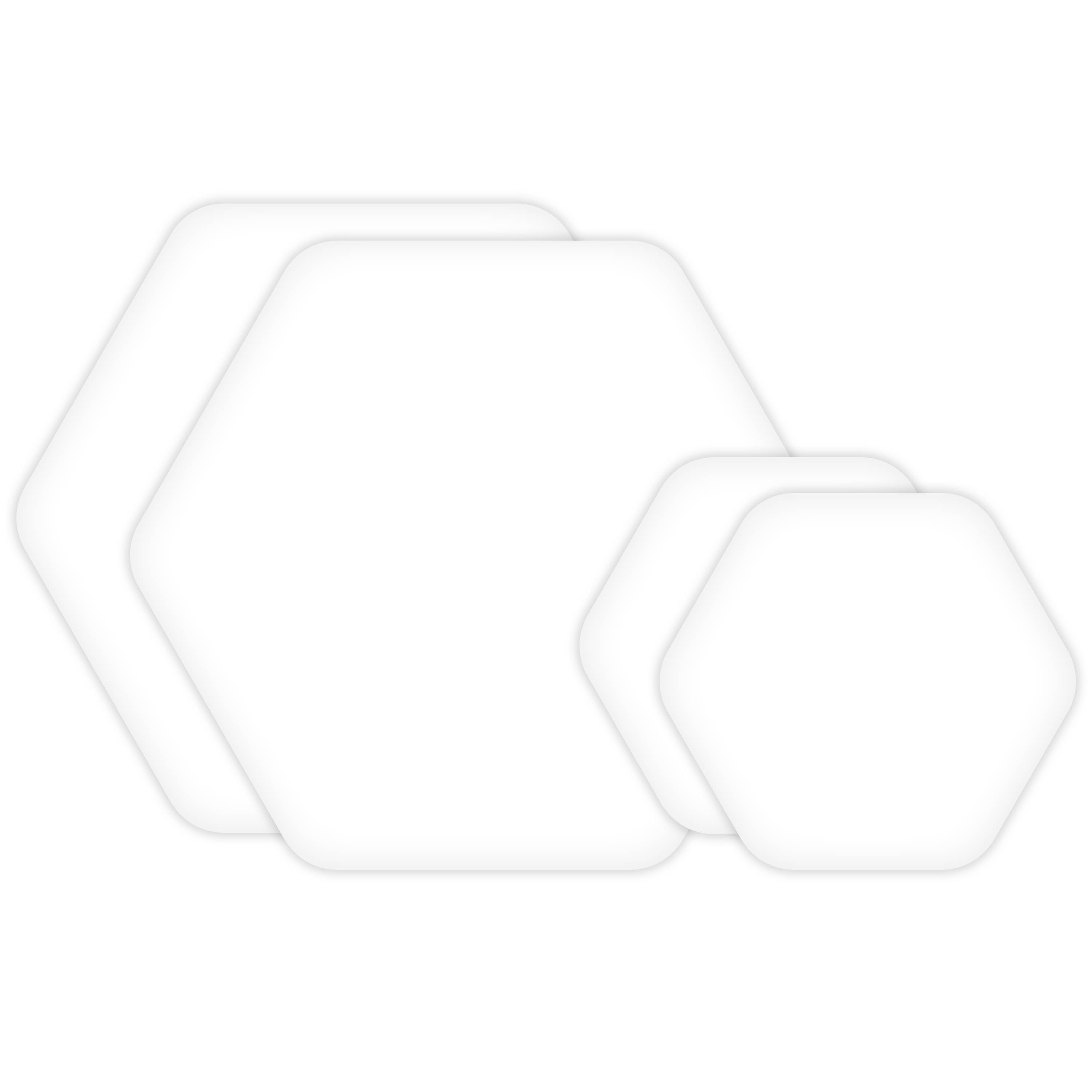 Tenacious Tape Patches Hex - Clr Clear