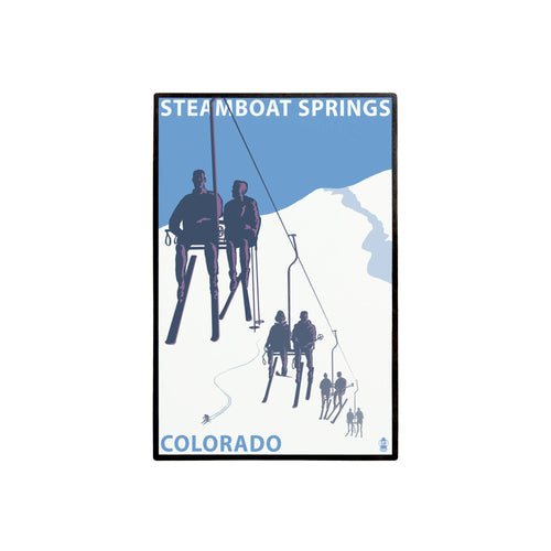 LAPEL PIN Steamboat Springs, Ski Lift