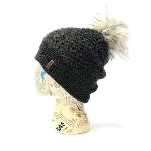 Foxy Beanie charcoal gray