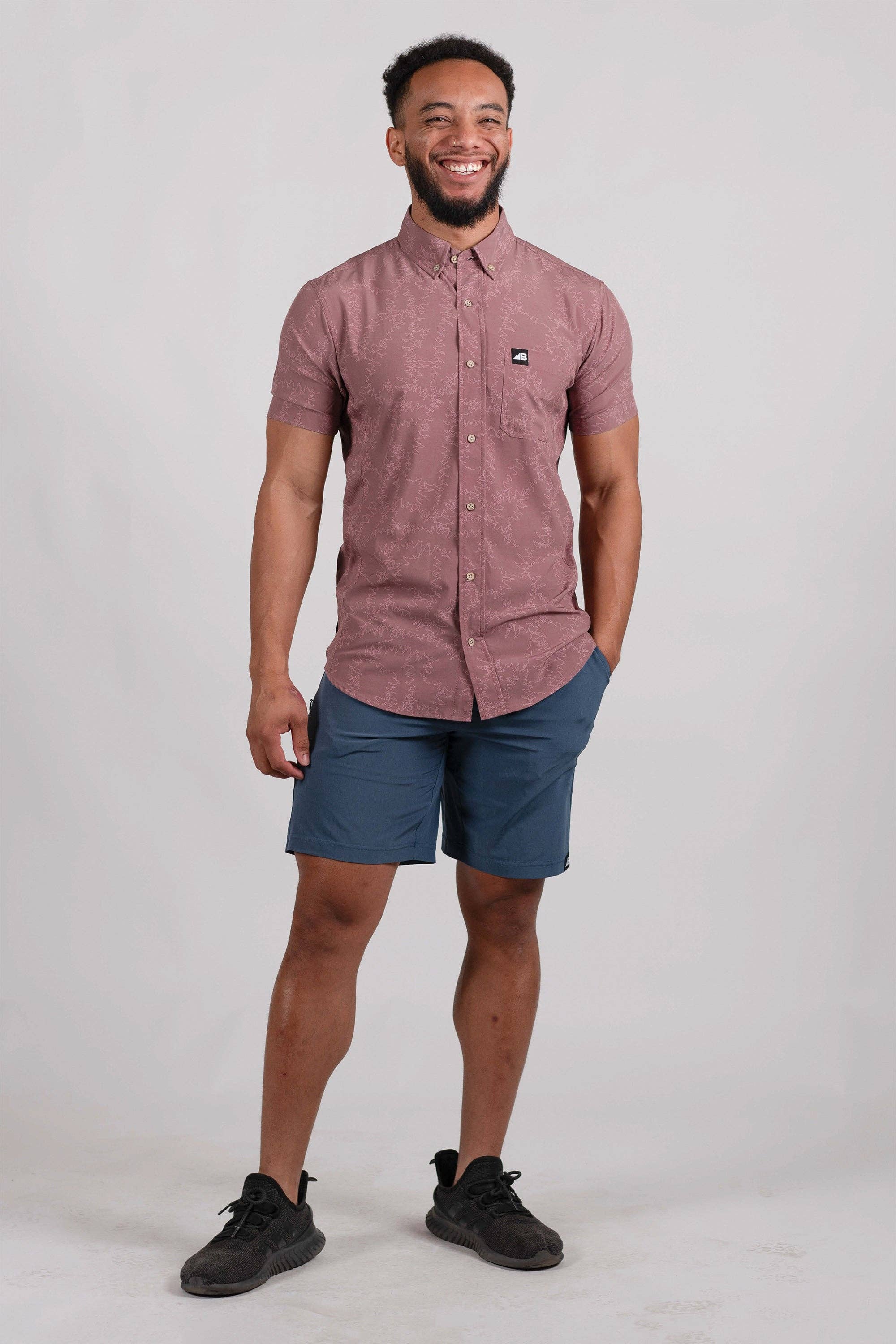 Vista Stretch Button Down