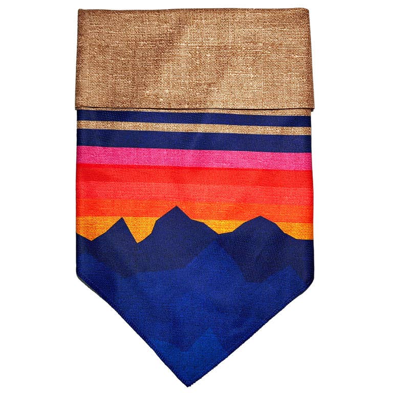 Sport Bandana Large Mountain Blue Purple