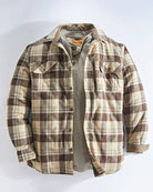 Venado Quilt Lined Brushed Flannel Shirt Jacket