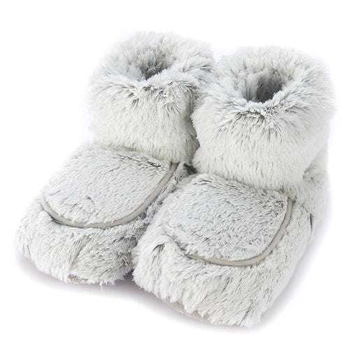Warmies Slippers Marshmallow Gray Boots