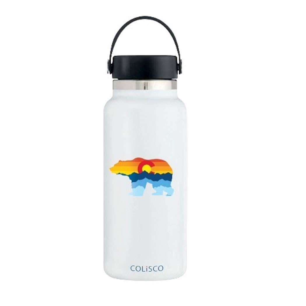 Colisco Bear Colorado Insulated Stainless Steel Water Bottle , 13oz