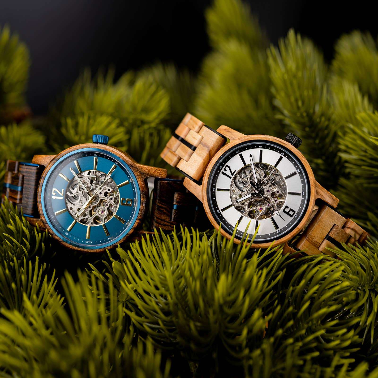 Wooden Element Blueprint Watch
