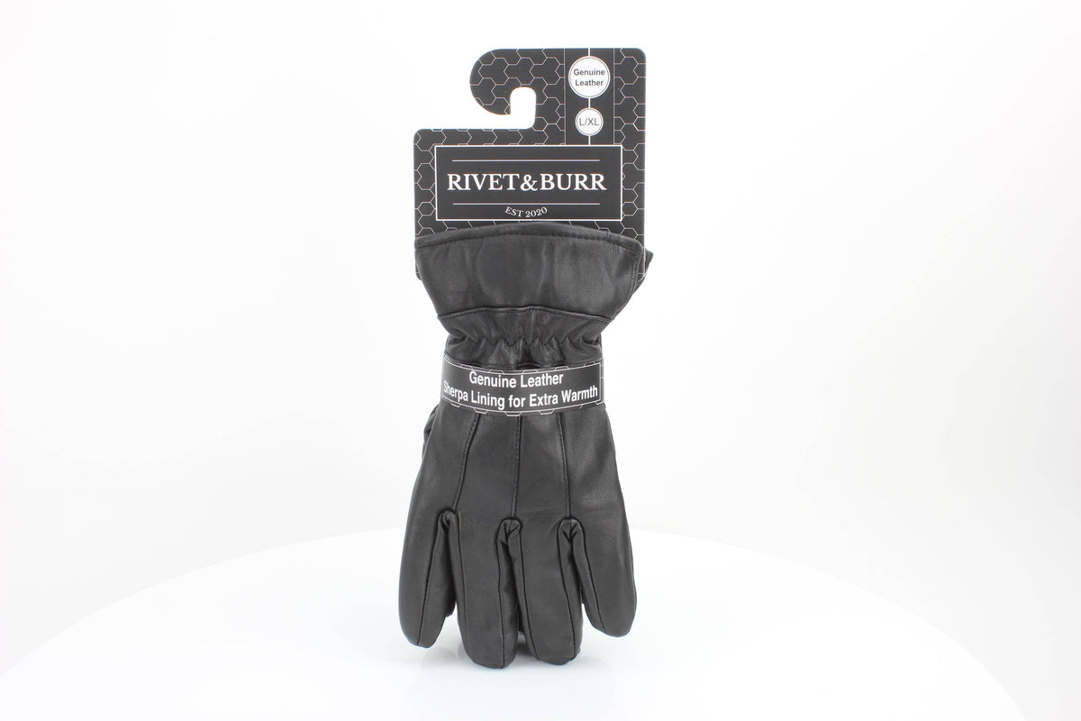 Leather Impressions Inc Sheepskin Leather Gloves with Lined Interior RBGL101