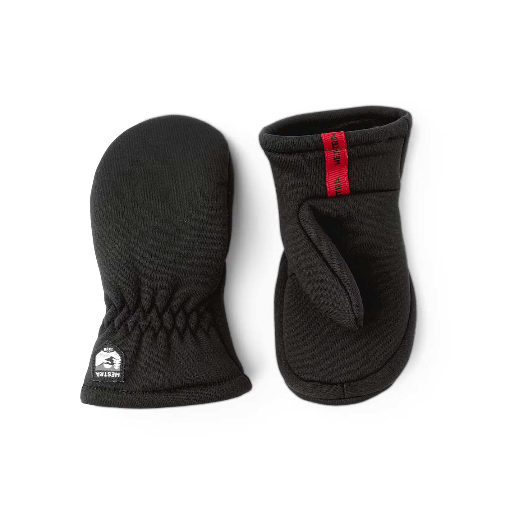 Kids Fleece Liner Mitt Black Unisex