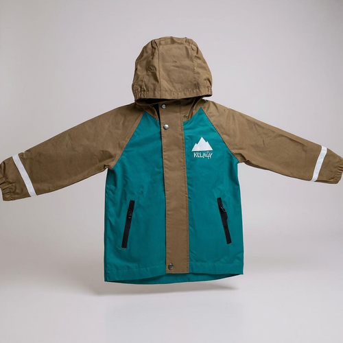Rain jacket- waterproof and reflective 8-9Y