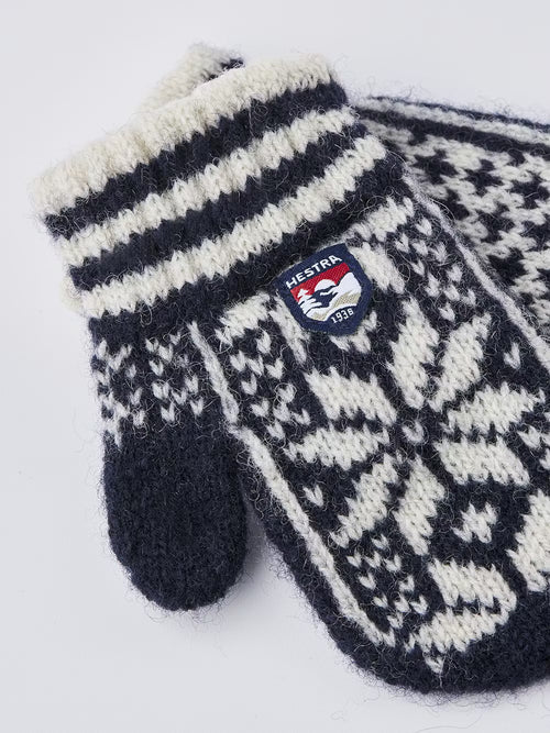 Kid's Nordic Mitt Navy Unisex