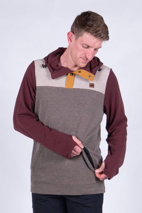 Men's Powell Fleece Hoodie vintage sedona